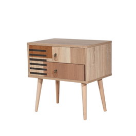 Hanah Home Mesilla de noche City Colorblock Multicolor